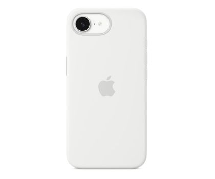 Etui do telefonów APPLE Silikonowe etui iPhone 16e biały
